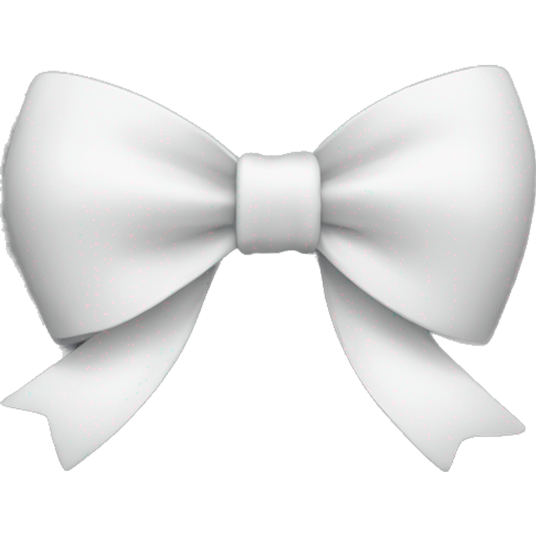 black and white bow emoji