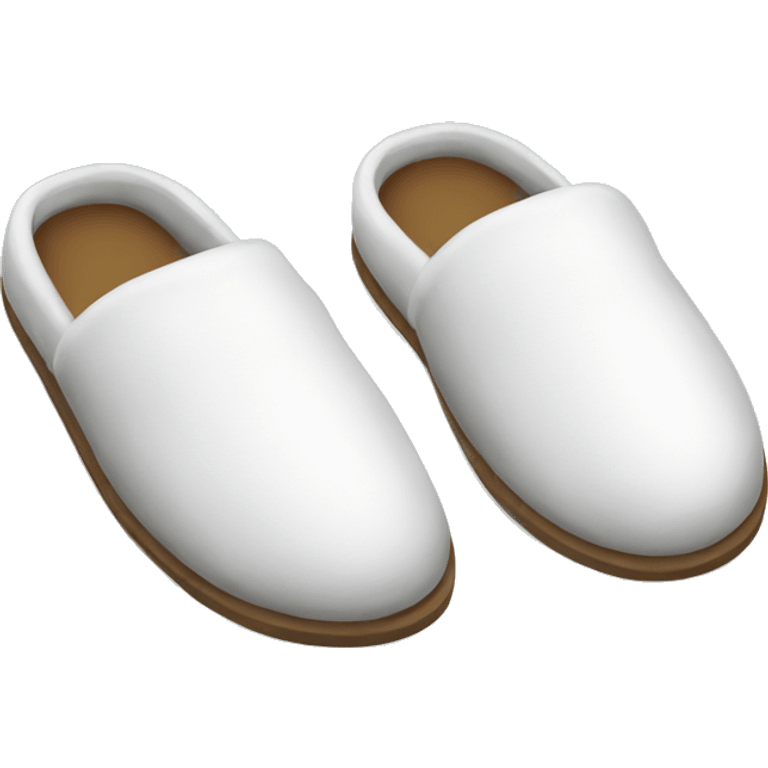 White slippers emoji