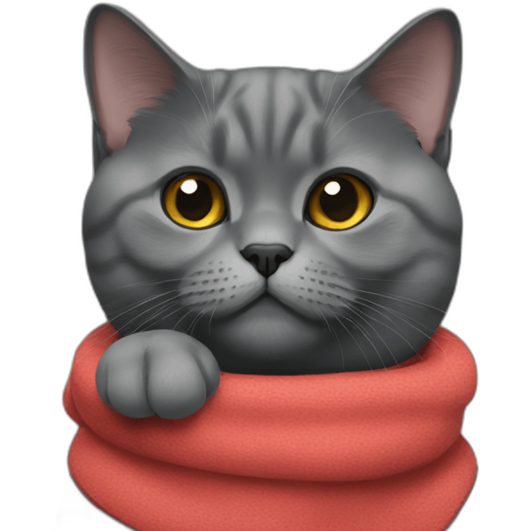 british shorthair cat black emoji