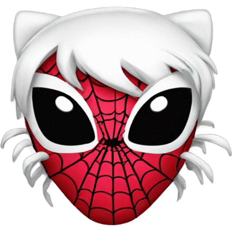 Hello kitty Spider-Man  emoji