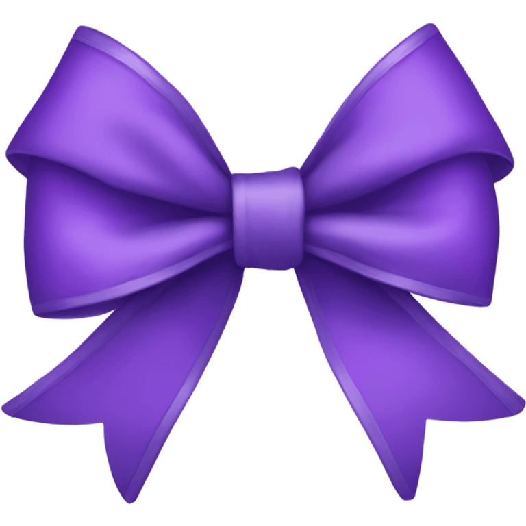 purple bow emoji