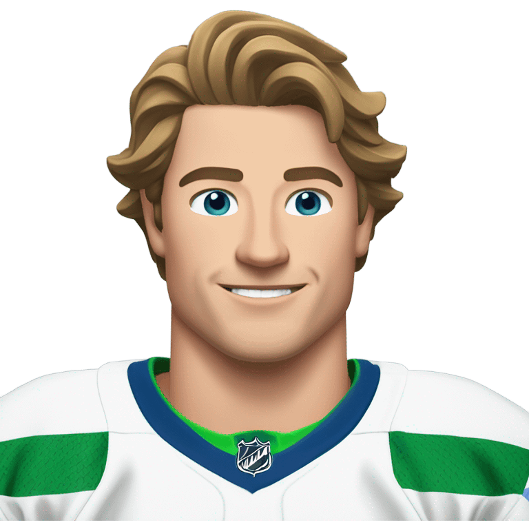 Mat Barzal and Brock Boeser emoji