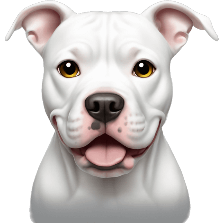 white pitbull emoji