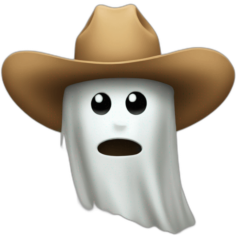 Cowboy ghost emoji