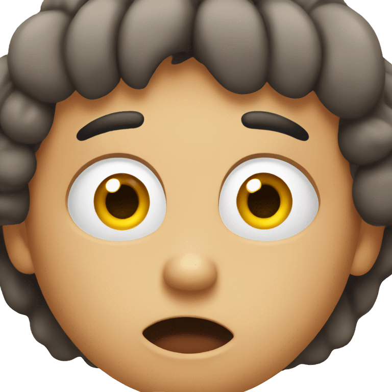 A shocked person emoji