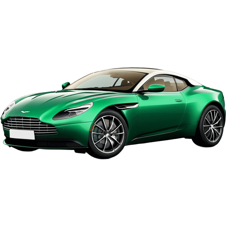 Aston Martin DB11 - Aston Martin (Model Year: 2022) (Iconic colour: Green) emoji