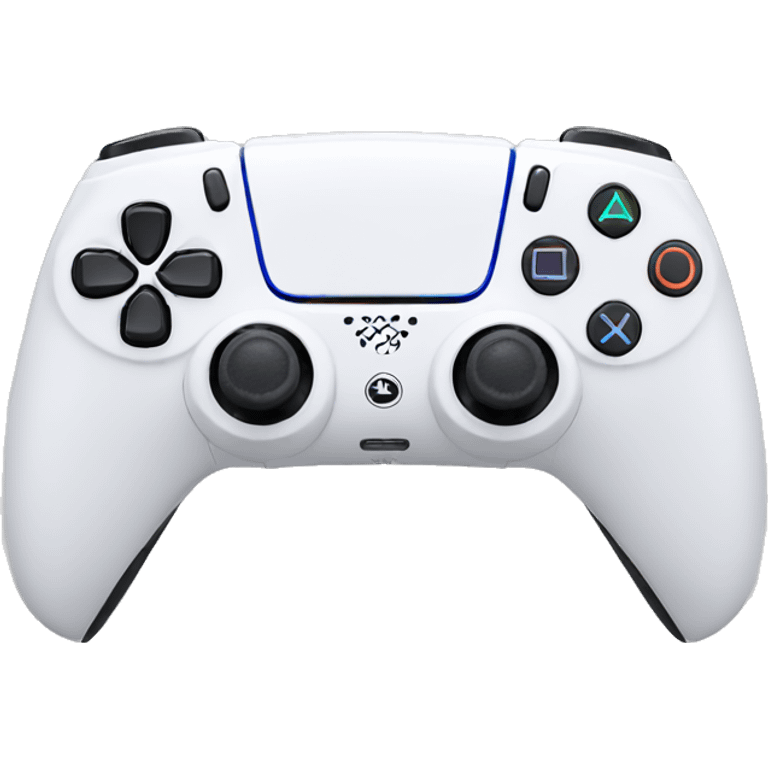 ps5 controller white emoji