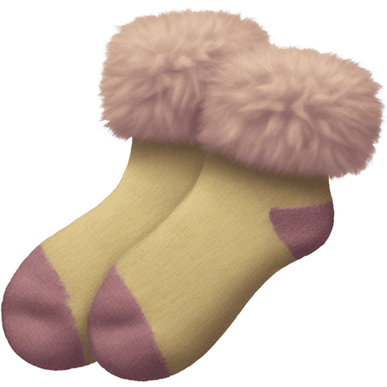 fluffy socks emoji