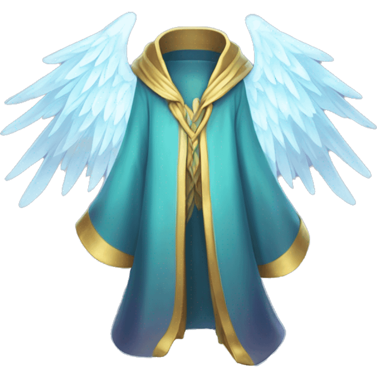 empty crystal magical robes withwings emoji