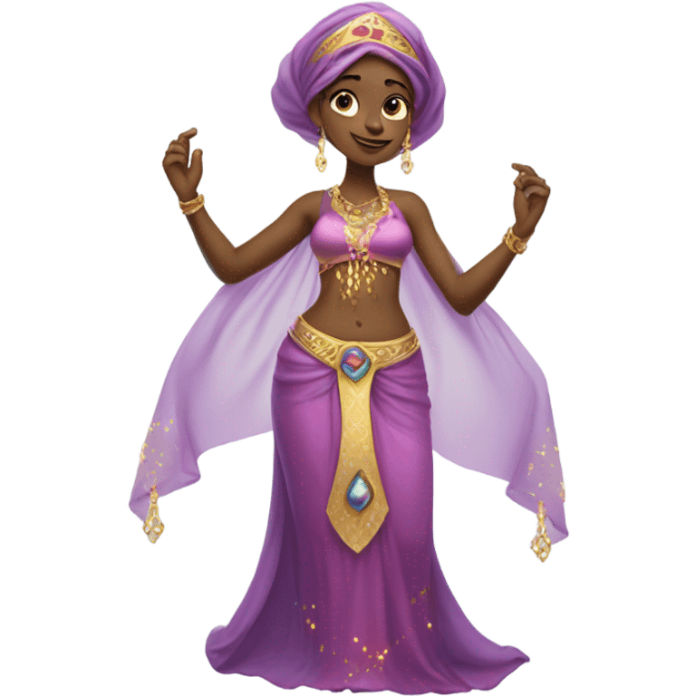 full body female genie emoji emoji