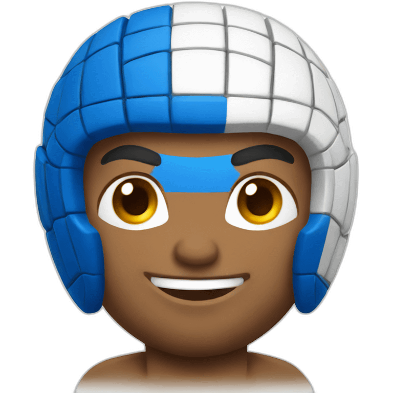 Muscular water polo player emoji