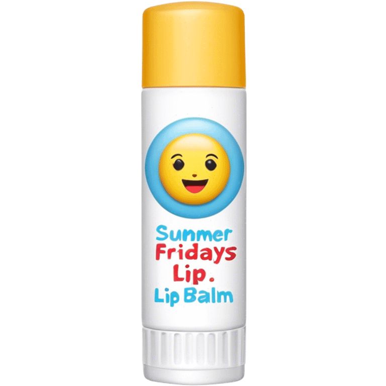 Summer Fridays lip balm  emoji