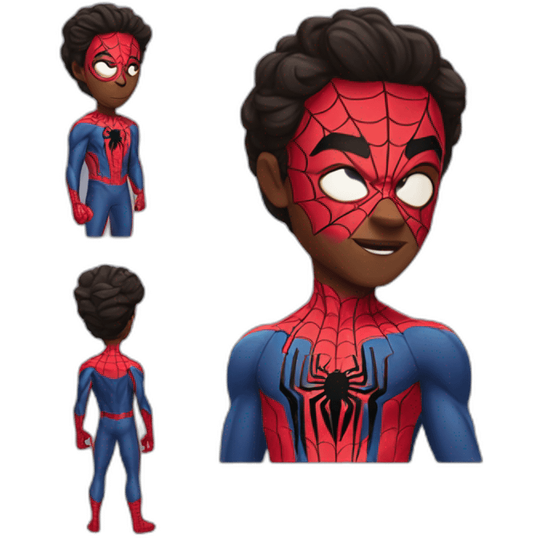 indian spiderman spiderverse emoji