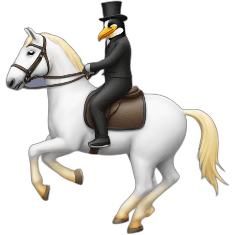 penguin-riding-horse emoji