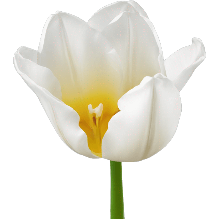 white tulip emoji