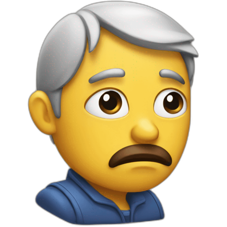 Sad mixed nuts emoji