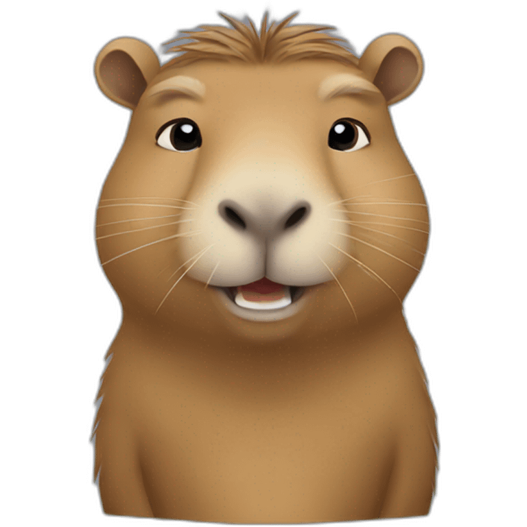 capybara with argentina t-shirt emoji