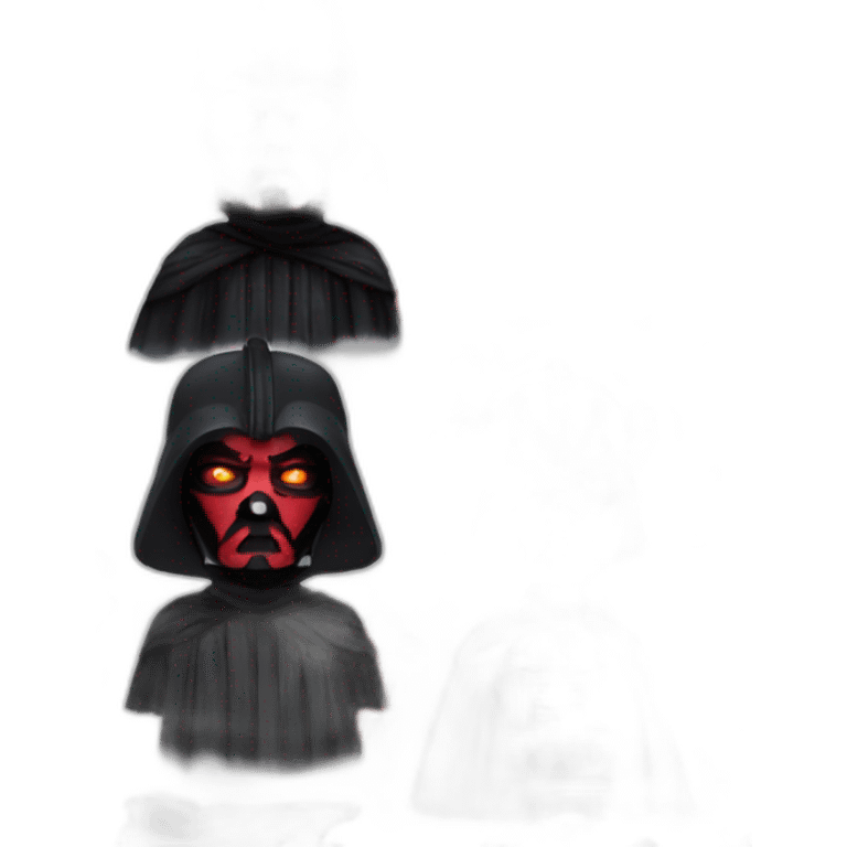 Darth Maul as Darth Vader emoji