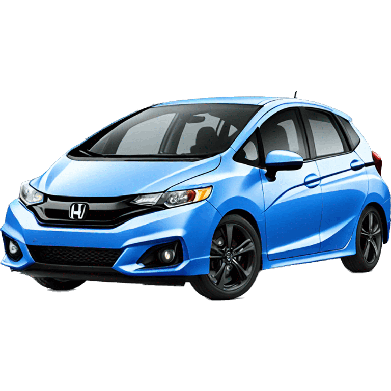 Honda fit sport blue emoji