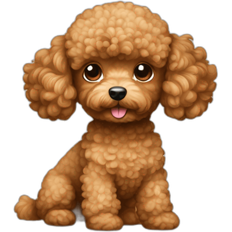 Light brown toy poodle emoji