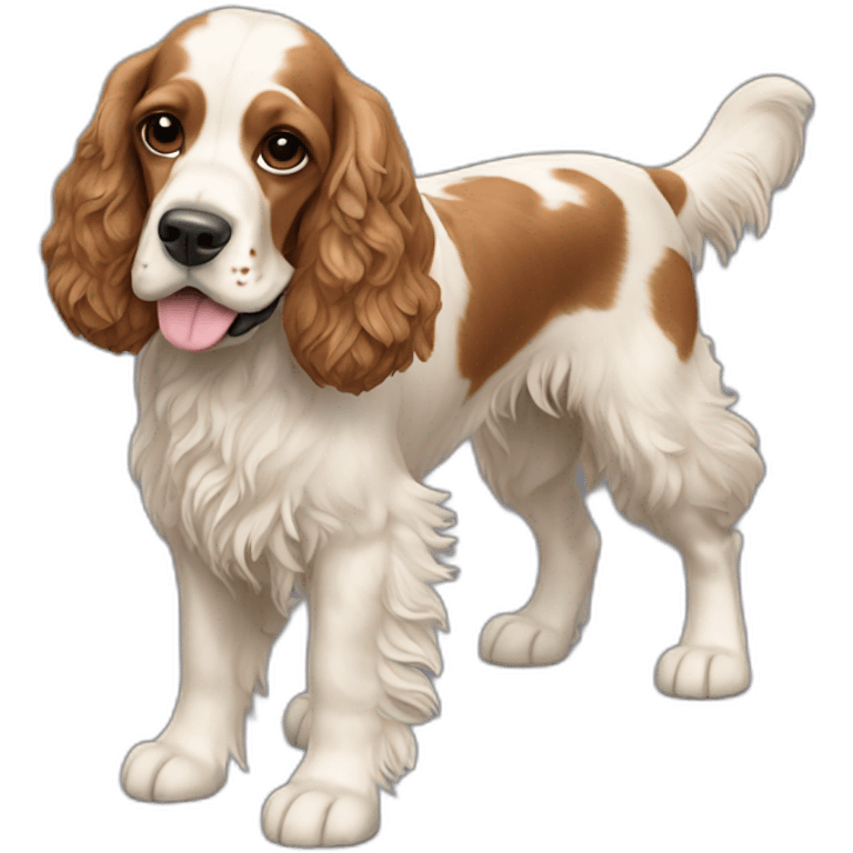 Dog-english-cocker-spaniel-full-body emoji