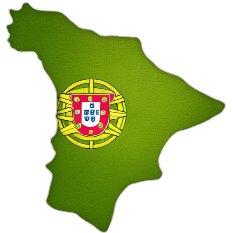 Carte du Portugal emoji