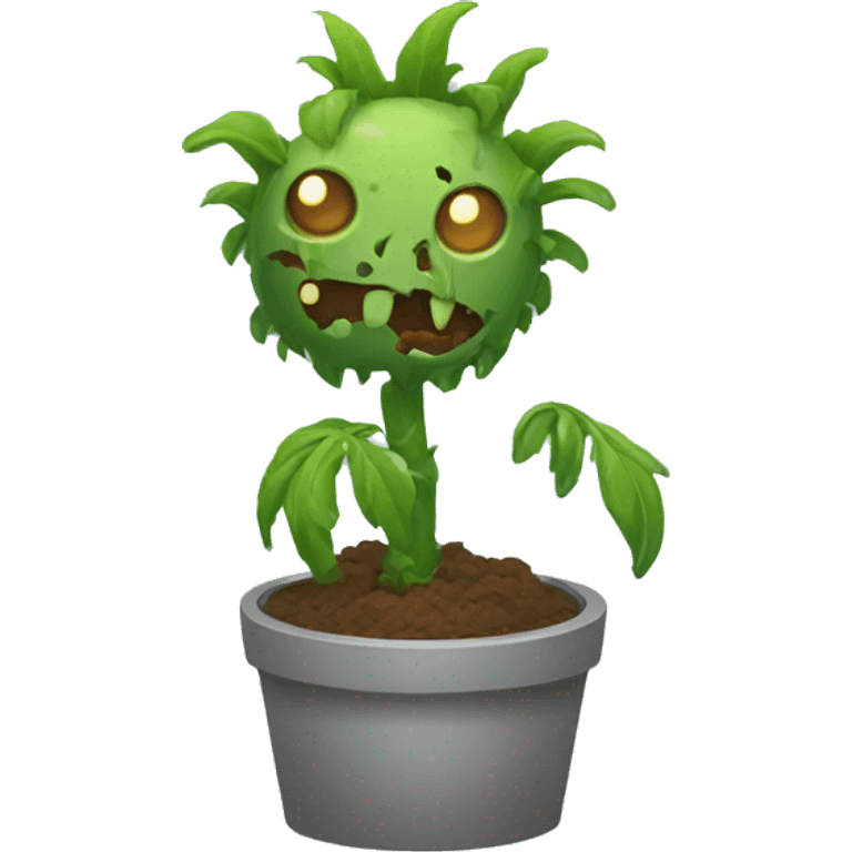 zombie plant emoji