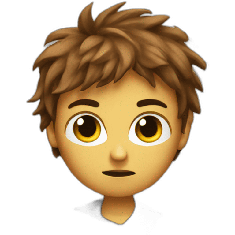 angry designer brown hair in a newspaper emoji