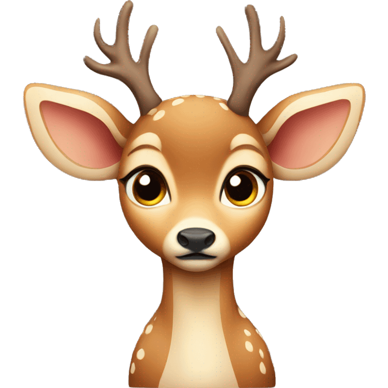 sad baby deer emoji