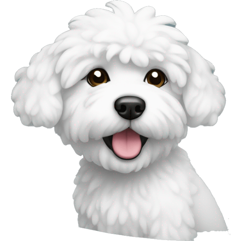 bichon bathtub emoji