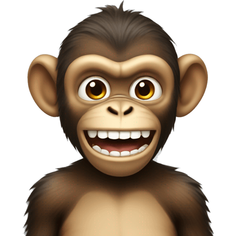 Monkey with buck teeth emoji