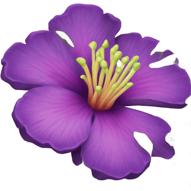  lehua flower Purple  emoji