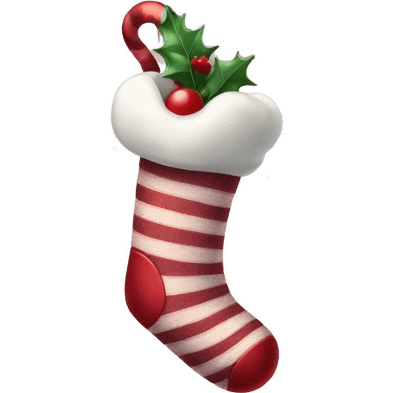 Cute stocking emoji