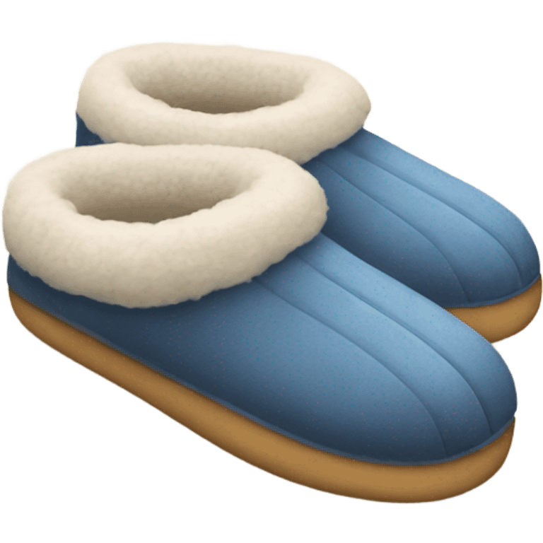 cozy slippers emoji