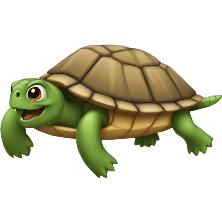 fast turtle emoji