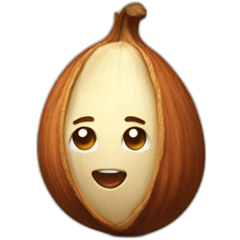 Hazelnut full nut emoji