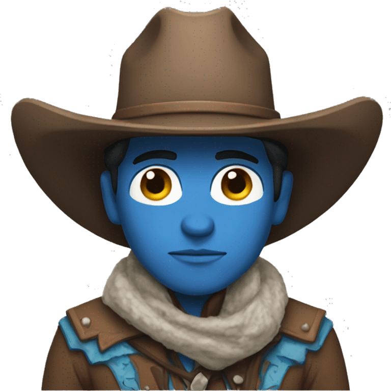 cold cowboy emoji