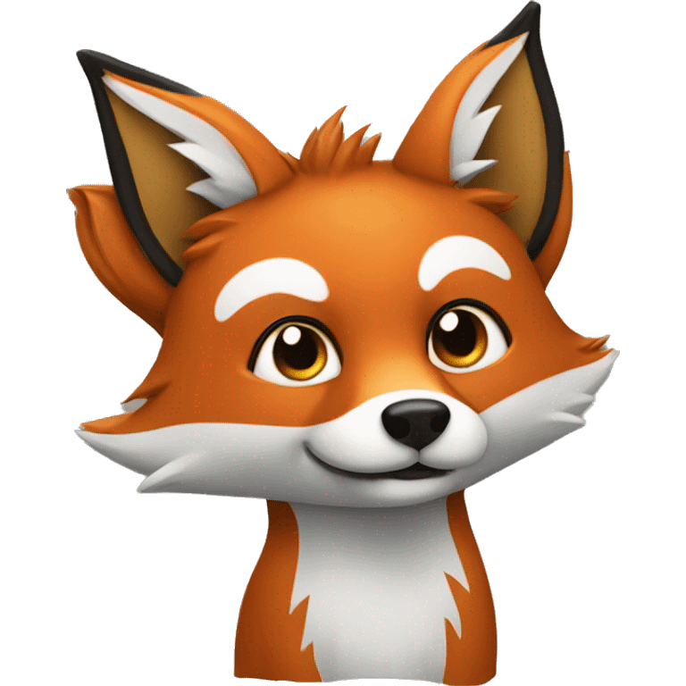 One fox with 9 big tails  emoji