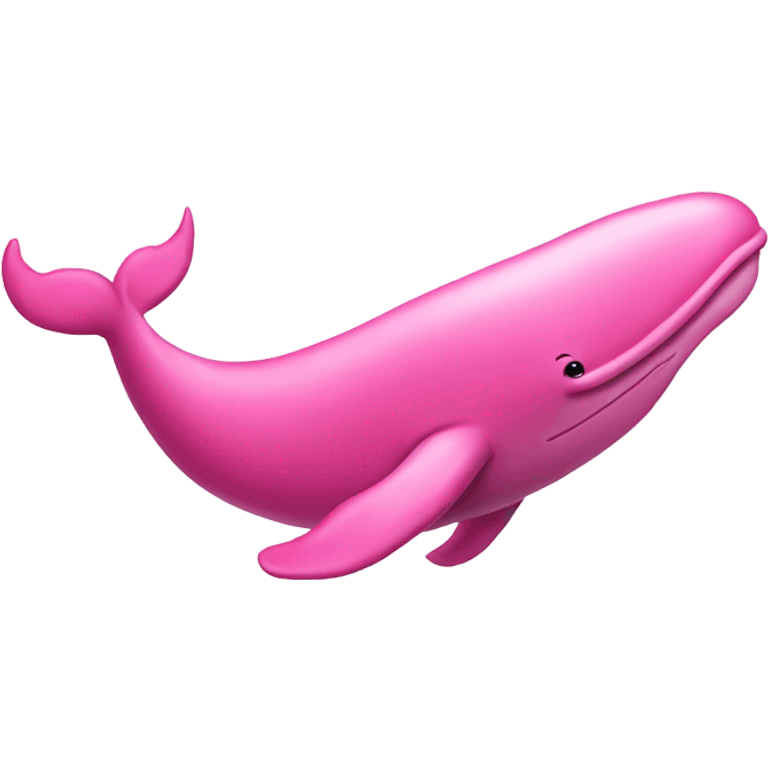 A pink whale emoji