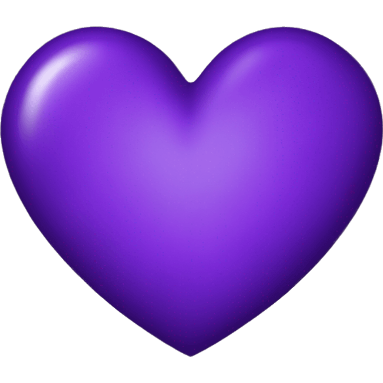 Dark purple heart emoji