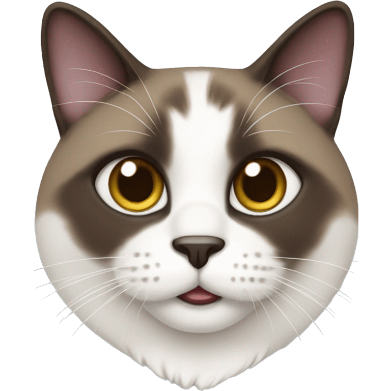 snowshoe cat emoji