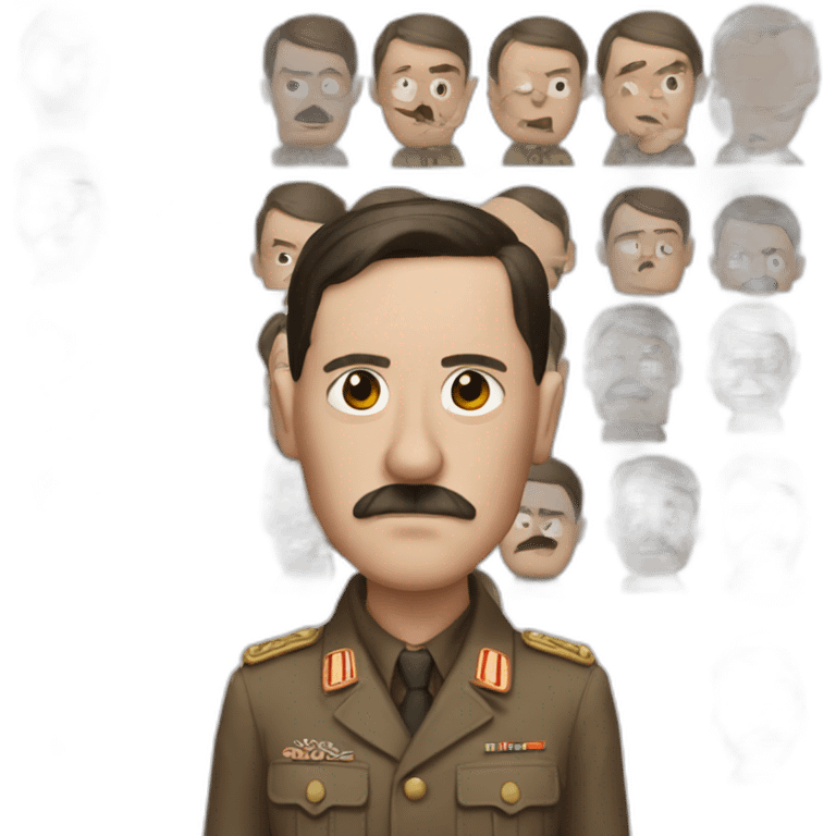 Hitler qui lève la main emoji