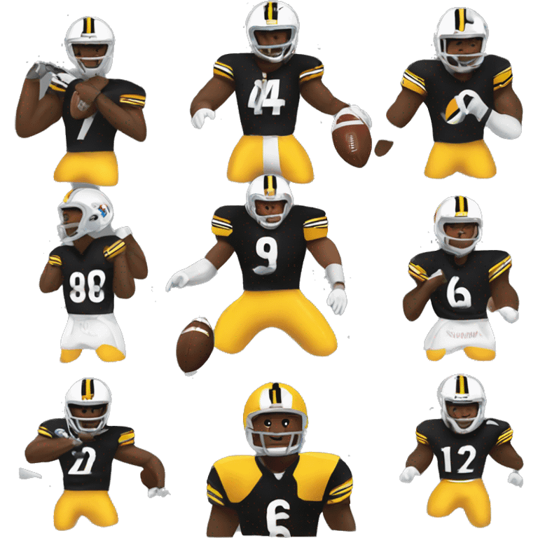 Steelers nfl football players  emoji