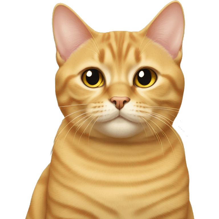 Golden British short hair cat emoji