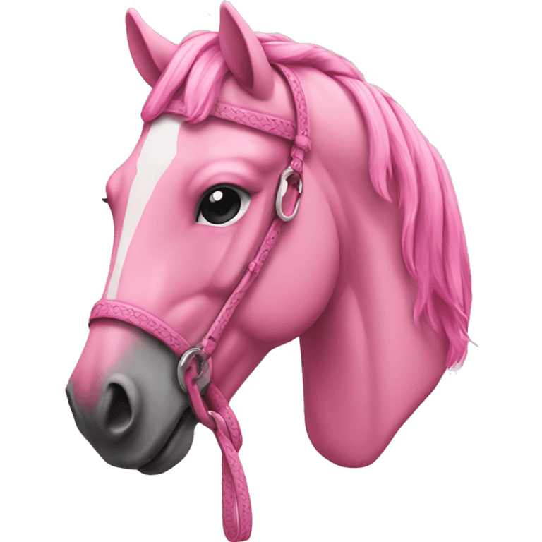 Pink detailed horseshoe  emoji