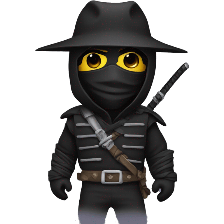 Bandido ninja emoji