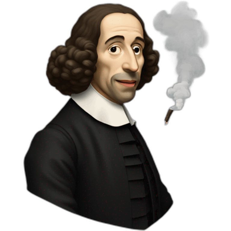 Spinoza Smoking emoji