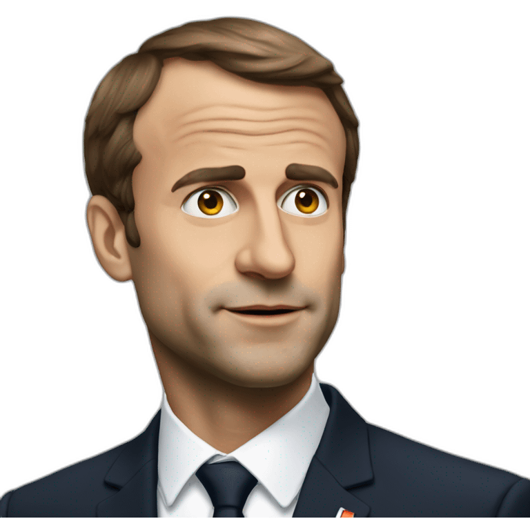 Macron qui vomi emoji