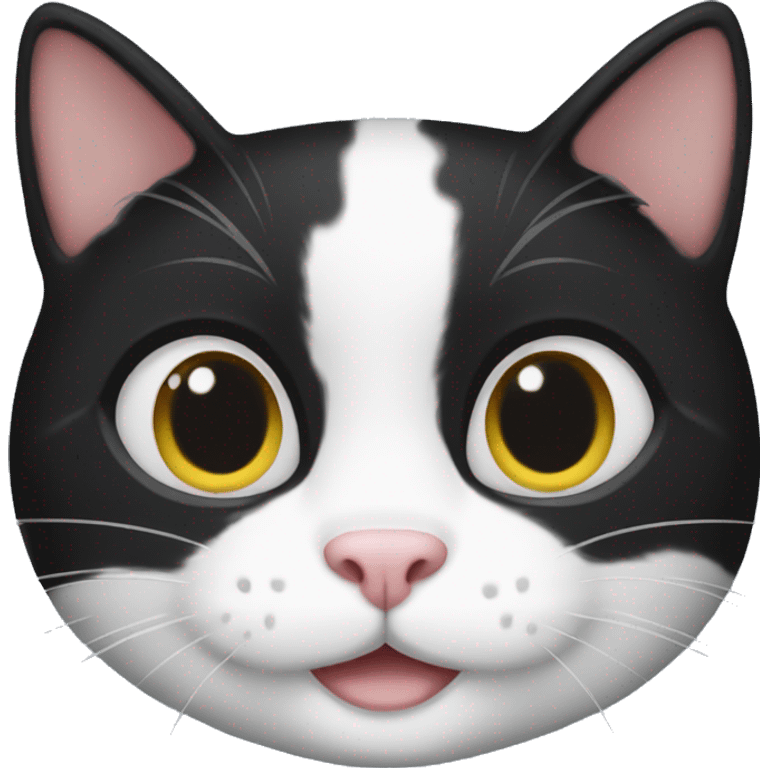 Tuxedo cat  emoji