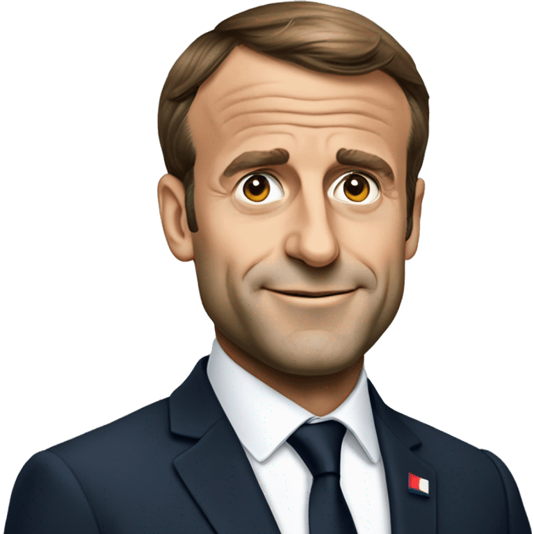 France president macron emoji